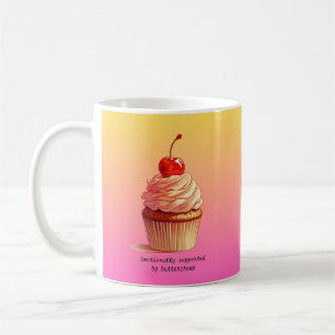 Lustiger Cupcake-Becher Emotional Support von Butt Kaffeetasse