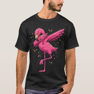 Lustiger Dab Flamingo Tanz Süße Tier Humor Kunst G T-Shirt
