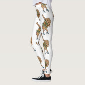 lustiger Dabbing-Burger Leggings (Links)
