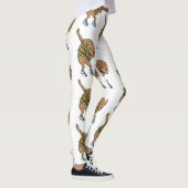 lustiger Dabbing-Burger Leggings (Rechts)