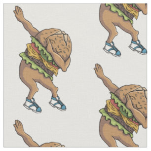lustiger Dabbing-Burger Stoff
