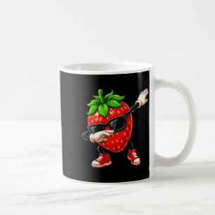Lustiger Dabbing Erdbeere Sommer Frucht Liebhaber  Kaffeetasse