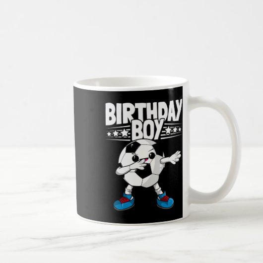 Lustiger Dabbing Fußball Geburtstag Junge Kinder J Kaffeetasse (Rechts)