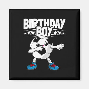 Lustiger Dabbing Fußball Geburtstag Junge Kinder J Magnet