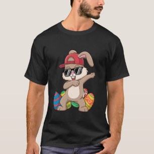 Lustiger Dabbing-Hase Ostereier Dab Jungen Mädchen T-Shirt