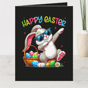 Lustiger Dabbing-Hase Ostern Frohe Ostern Dankeskarte