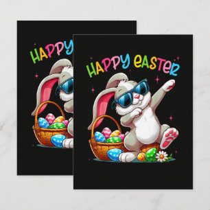 Lustiger Dabbing-Hase Ostern Frohe Ostern Dankeskarte