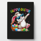 Lustiger Dabbing-Hase Ostern Frohe Ostern Fotoplatte (Vorderseite)
