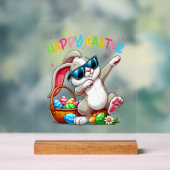 Lustiger Dabbing-Hase Ostern Frohe Ostern für Jung Acrylschild (Neutral)