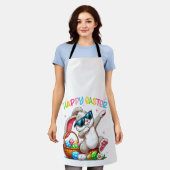 Lustiger Dabbing-Hase Ostern Frohe Ostern für Jung Schürze (Getragen)