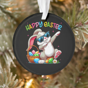 Lustiger Dabbing-Hase Ostern Frohe Ostern Ornament