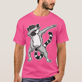 Lustiger Dabbing Lemur Dab Tanz Cooler Lemuren Fan T-Shirt