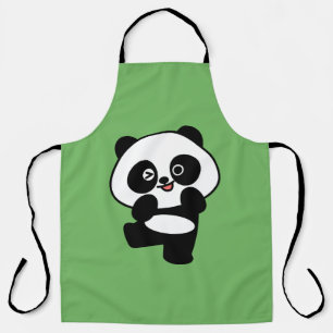 Lustiger Dabbing-Panda Süßes Tier-Tanz-Design Schürze
