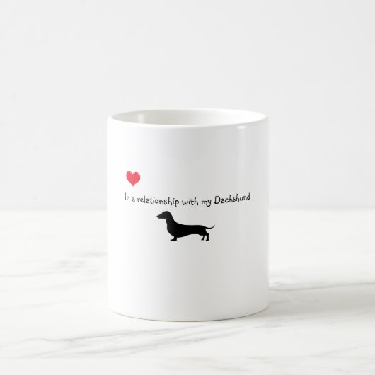 Lustiger Dachshund-Becher Kaffeetasse (Mittel)