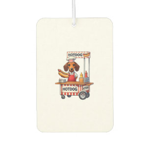Lustiger Dachshund-Hund-Hotdog-Sandwich-Weenie-Wur Autolufterfrischer