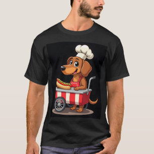Lustiger Dachshund Hund Hotdog Sandwich Weenie Wur T-Shirt