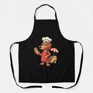 Lustiger Dachshund-Hund Weenie-Wurst Hotdog-Sandwi Schürze
