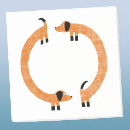 Lustiger Dachshund Post-it Klebezettel