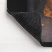 Lustiger Dachshund raucht Meme Zigarette Hund Meme Mousepad (Ecke)