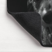 Lustiger Dachshund Selfie Vollmond Fliegende Hexe Mousepad (Ecke)