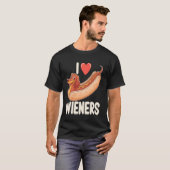 Lustiger Dachshund T-Shirt (Vorne ganz)