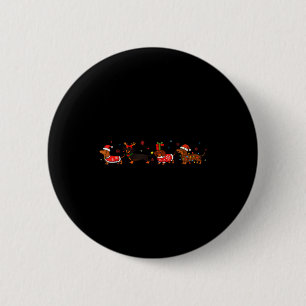 Lustiger Dachshund Weihnachten Weenie Hundeliebhab Button