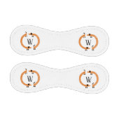 Lustiger Dachshund Wiener Würstchen-Hund Monogramm Baseball (Paneele)