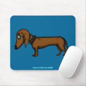 Lustiger Dackel mousepad Entwurf (Mit Mouse)