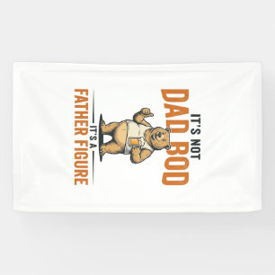 Lustiger Dad Bod Vater Figur Bär Bier Shirt_1 Banner