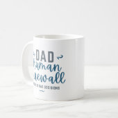 Lustiger Dad Human Firewall Kaffeetasse (Vorderseite Links)