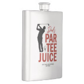 Lustiger „Dad’s Par-Tee Juice“ Golf-Trinkspiel Flachmann (Rechts)