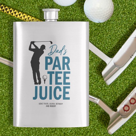 Lustiger „Dad’s Par-Tee Juice“ Golf-Trinkspiel Flachmann
