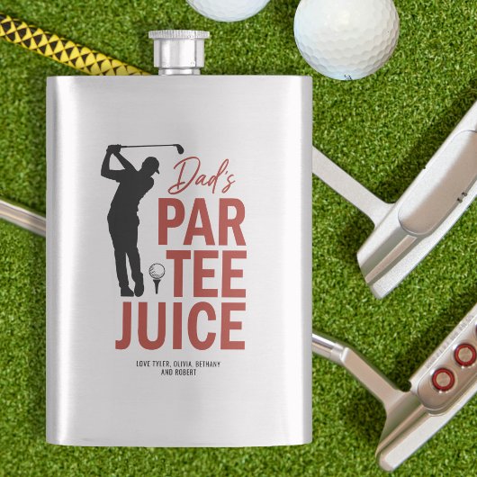 Lustiger „Dad’s Par-Tee Juice“ Golf-Trinkspiel Flachmann