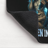 Lustiger Daddy In Den Straßen-Kätzchen In Den Lake Mousepad (Ecke)