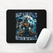 Lustiger Daddy In Den Straßen-Kätzchen In Den Lake Mousepad (Mit Mouse)