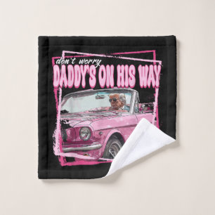 Lustiger Daddy's Home Trump Pink 2024 Holt Amerika Waschlappen