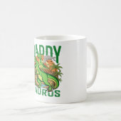 Lustiger Daddysaurus T-Rex Dinosaur | Geschenk für Kaffeetasse (VorderseiteRechts)