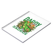 Lustiger Daddysaurus T-Rex Dinosaur | Geschenk für Notizblock (Linke Seite)