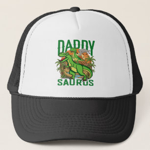 Lustiger Daddysaurus T-Rex Dinosaur Geschenk für Truckerkappe