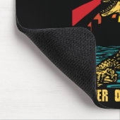 Lustiger Dadzilla Vater der Monster Vintage Vater Mousepad (Ecke)