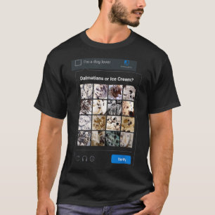 Lustiger Dalmatiner Oder Eiscreme-Meme-Hundemama H T-Shirt