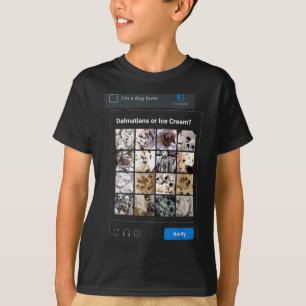Lustiger Dalmatiner oder Eiscreme Meme Hundemama H T-Shirt