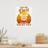 Lustiger Dart Dart Spieler Dort Dart Design Dar Poster (Küche)