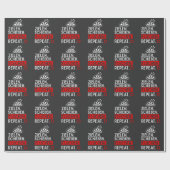 Lustiger Dart Spruch Dartscheibe Probleme Darts Mä Geschenkpapier (Flach)