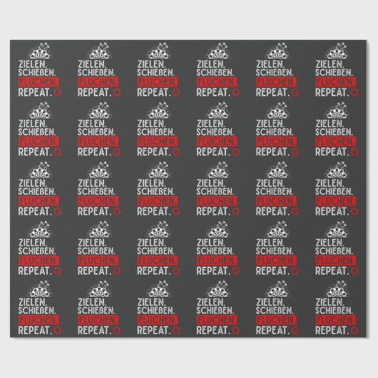 Lustiger Dart Spruch Dartscheibe Probleme Darts Mä Geschenkpapier (Flach)