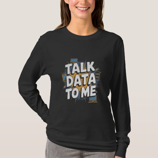 Lustiger Datenanalytiker Datenanalyse T-Shirt (Vorderseite)