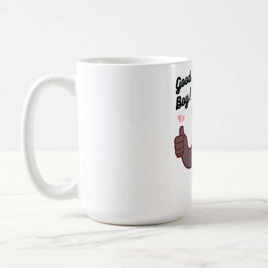 Lustiger Daumen Hoch Panda Meme Kaffeetasse (Links)