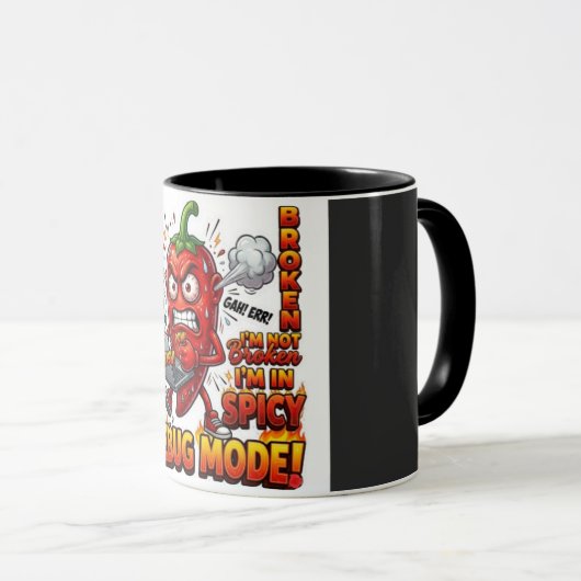 Lustiger Debug-Modus-Kaffeebecher | Programmiererg Tasse (VorderseiteRechts)
