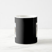 Lustiger denkender Affe Meme Büro Neugieriger Affe Kaffeetasse (Mittel)