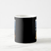 Lustiger denkender Affe Meme neugieriger Affe Brai Kaffeetasse (Mittel)